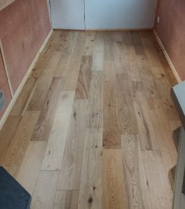 Spongy floors and rusty bilges no more as all is well now with a fixed floor.