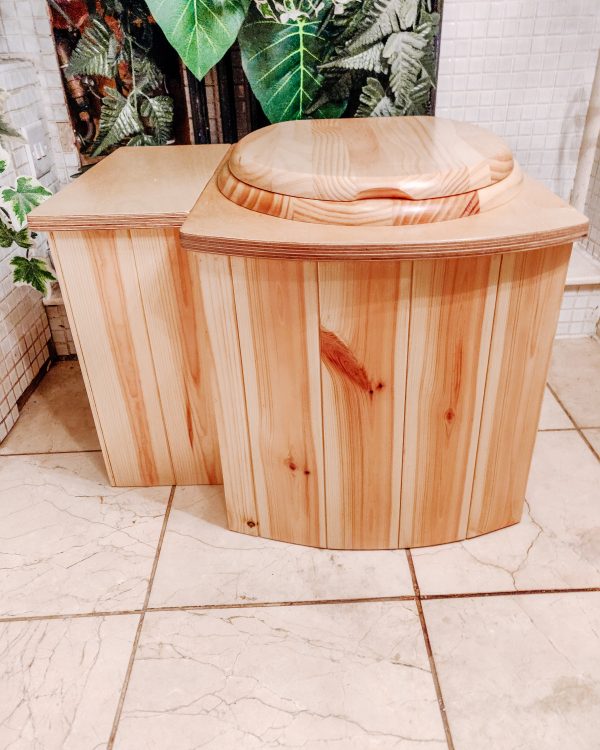 Integral tank and toilet